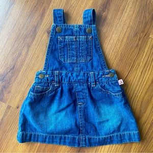Baby Gap Denim Dress Overalls- Size 3-6 Months